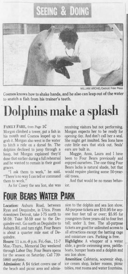 Four Bears Water Park - 1988 Article Pt 2 (newer photo)
